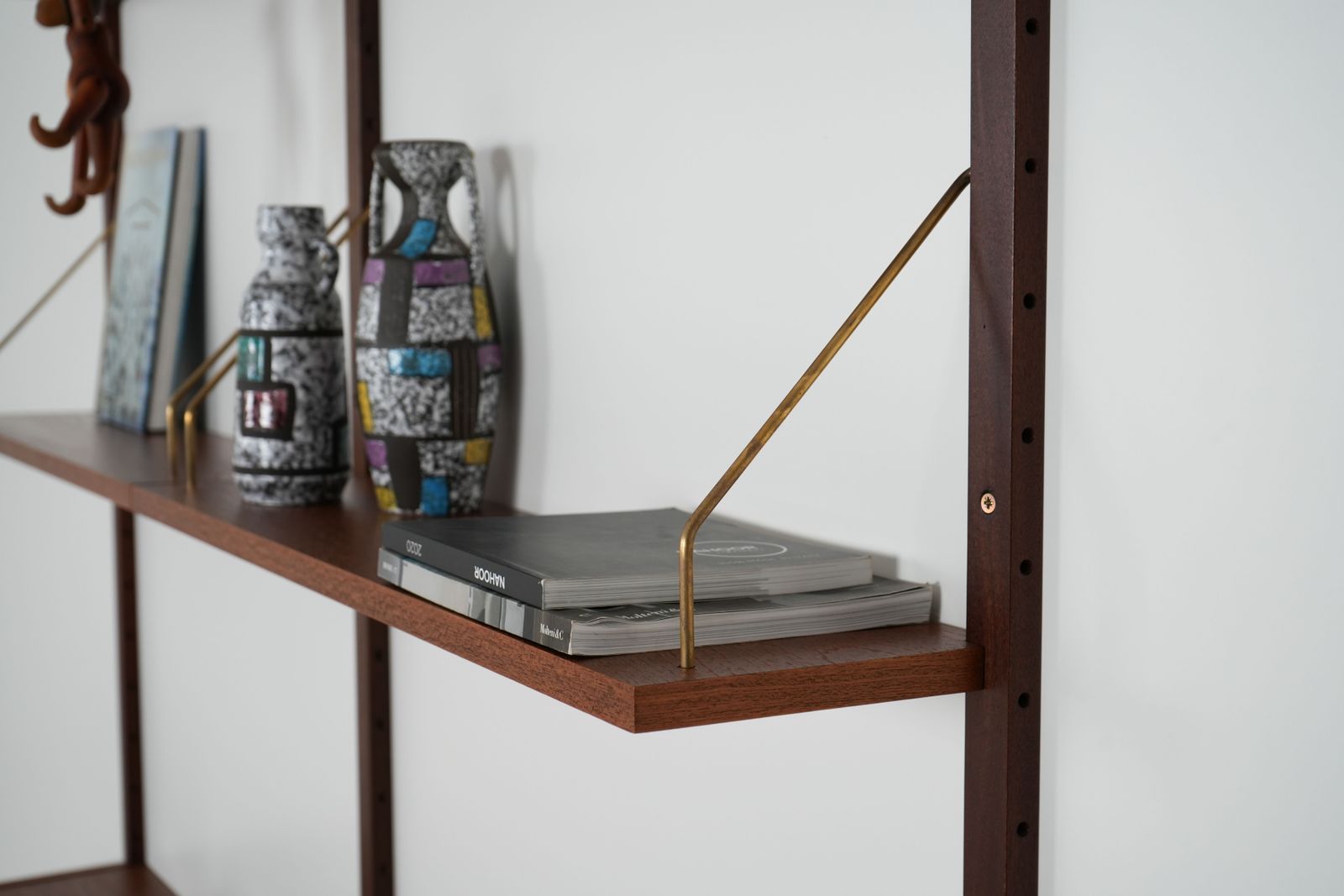 photo furniture Teak System Bookcase Ps System, Danish Design, 1960s, Designer: Preben Sorensen, Production: Randers Møbelfabrik