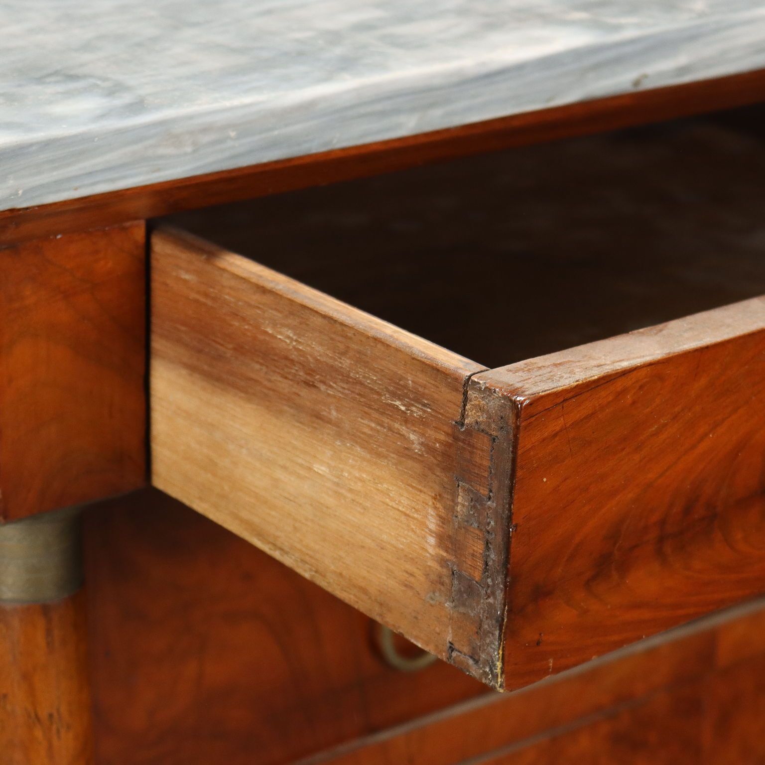 Antique Empire Chest Of Drawers Walnut 4 Drawers Italy XIX Century photo Furniture