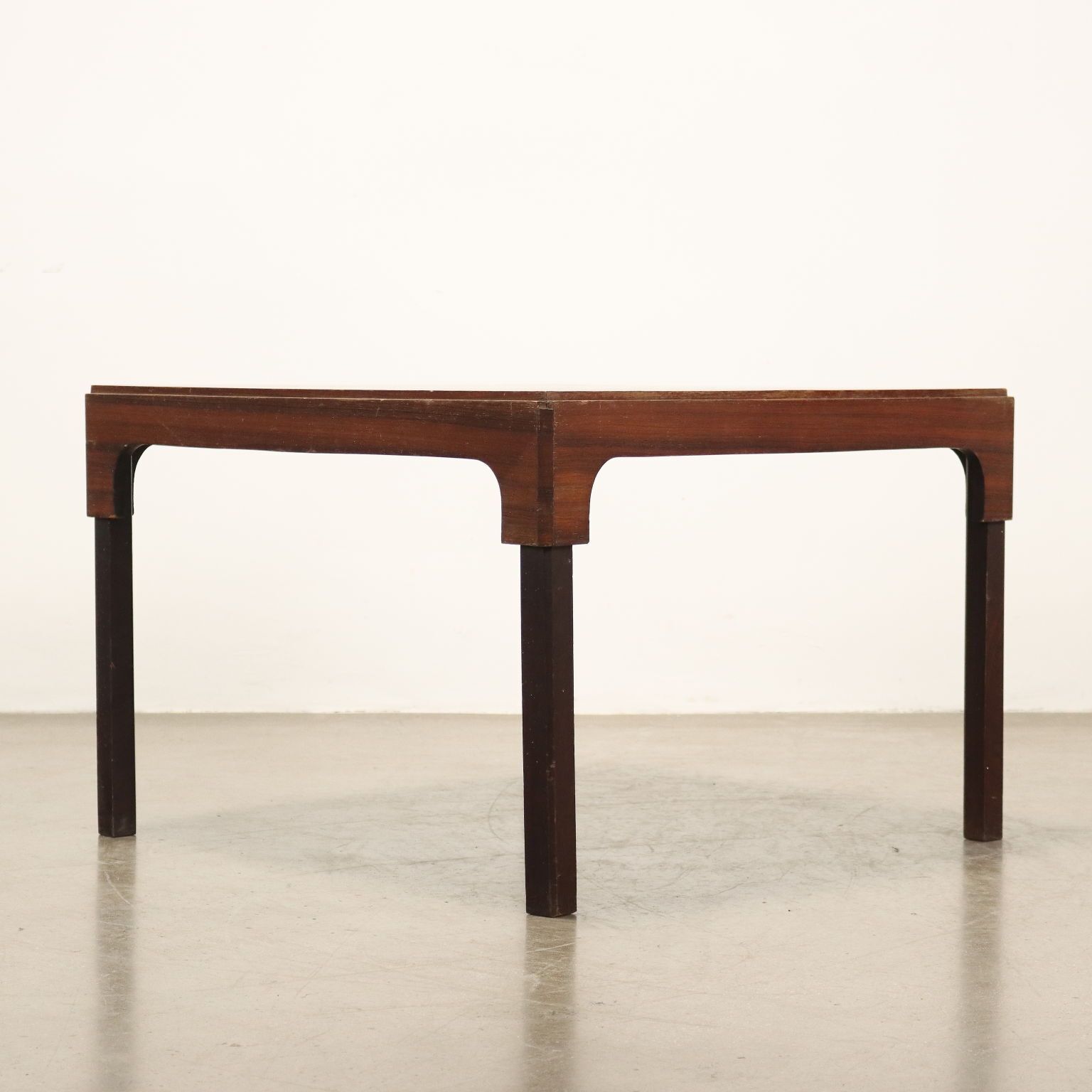 Vintage Coffee Table Exotic Wood Veneer Design Italy 1960s photo buy