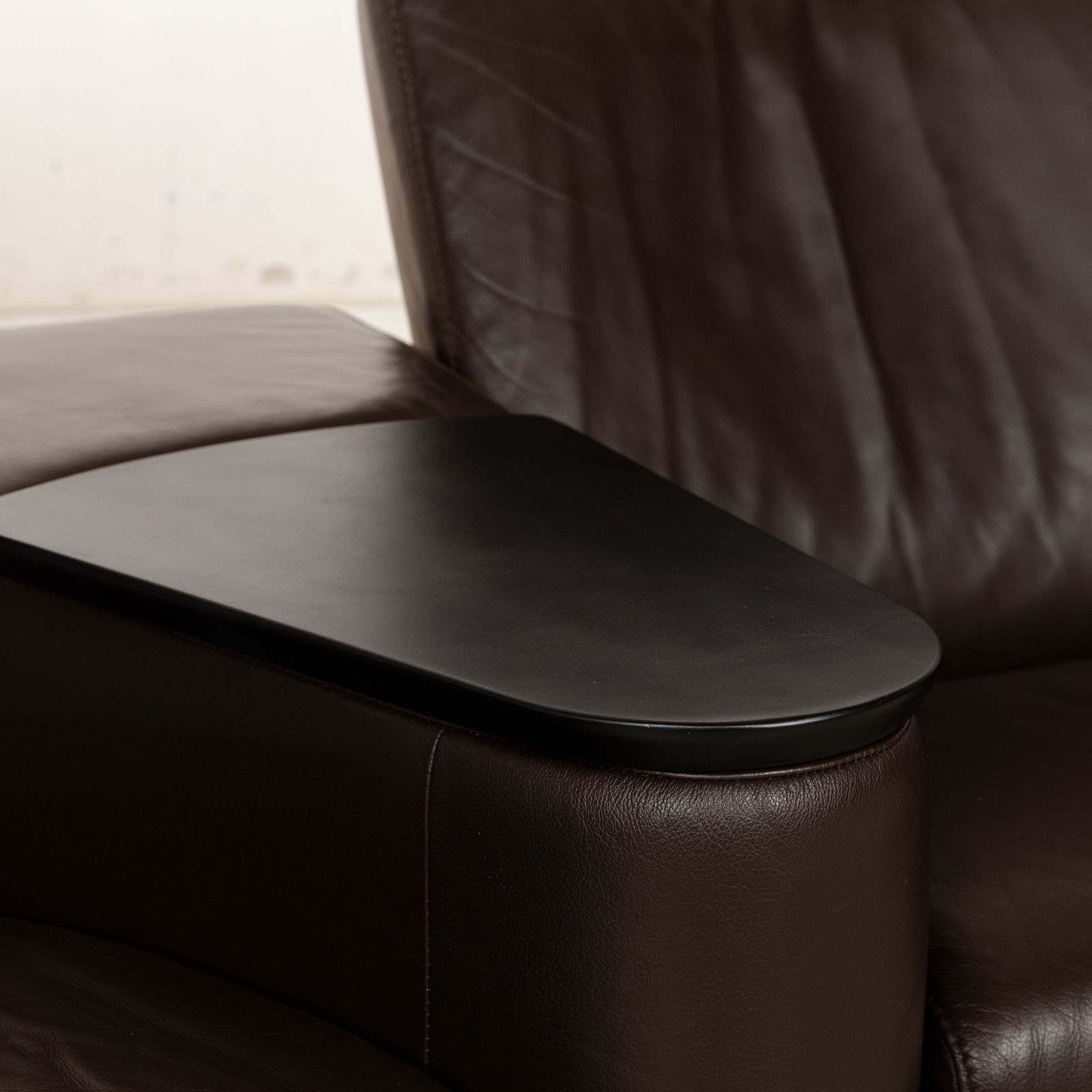 Canapé 4 places Stressless Arion en cuir brun foncé, fonction manuelle photo buy