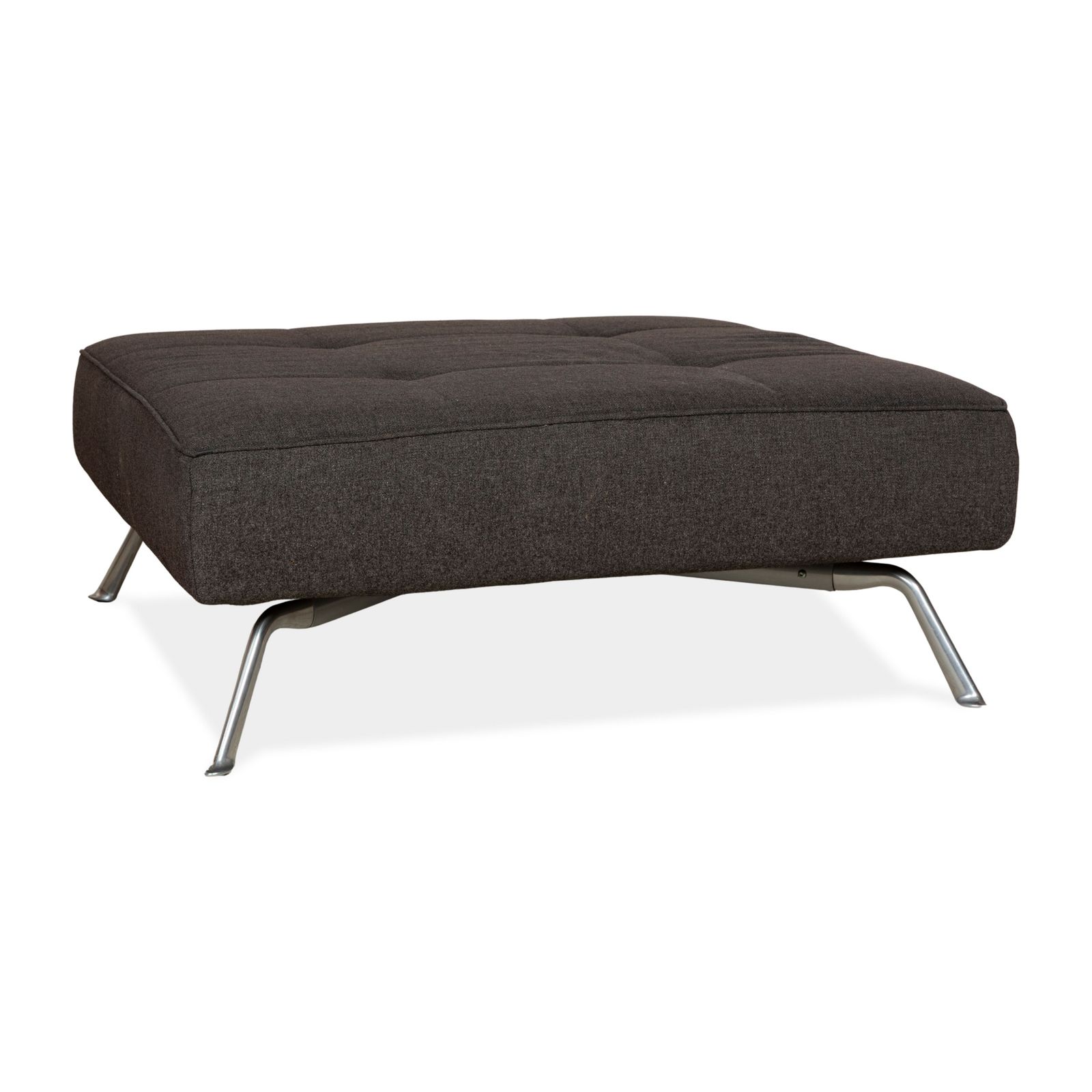 Pouf Ligne Roset Smala en tissu gris