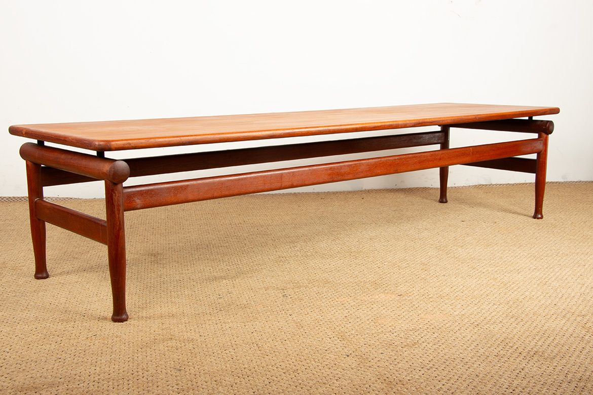 Banc en teck danois Søborg Mobelfabrik, par Kai Lyngfeldt Larsen. photo buy