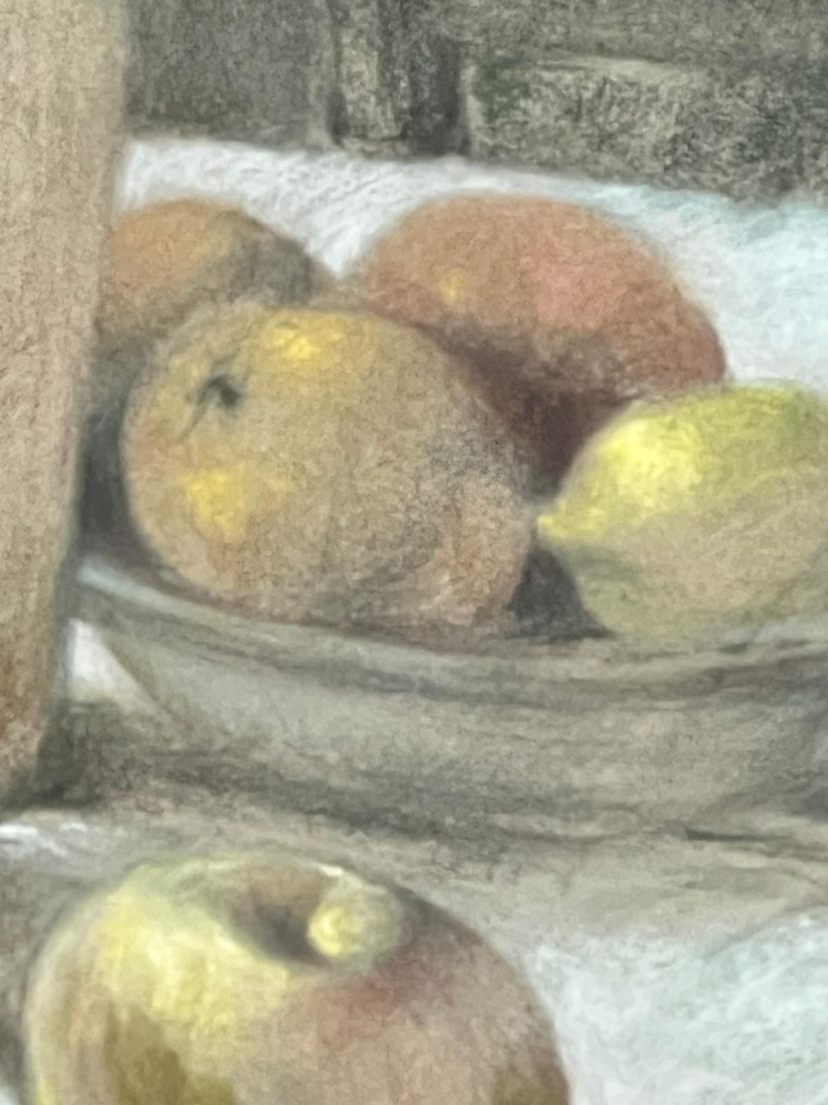 'Refreshements', By Franco Matania, Pastel And Charcoal photo vinterior