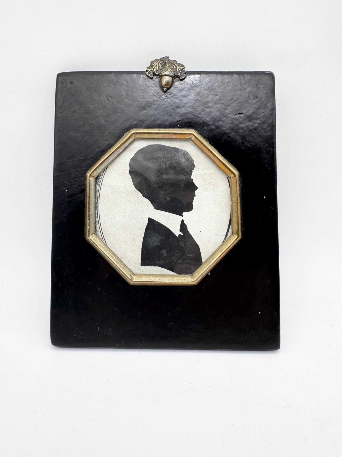 Antique Silhouette Picture, Boy Silhouette, Wall Decor