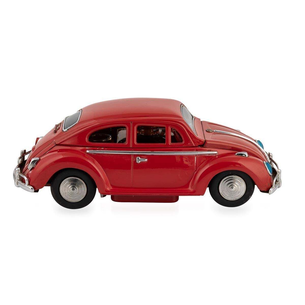 20thc Novelty Volkswagen Beetle Model With Hidden Decanter & Shot Glasses C.1950 photo vinterior