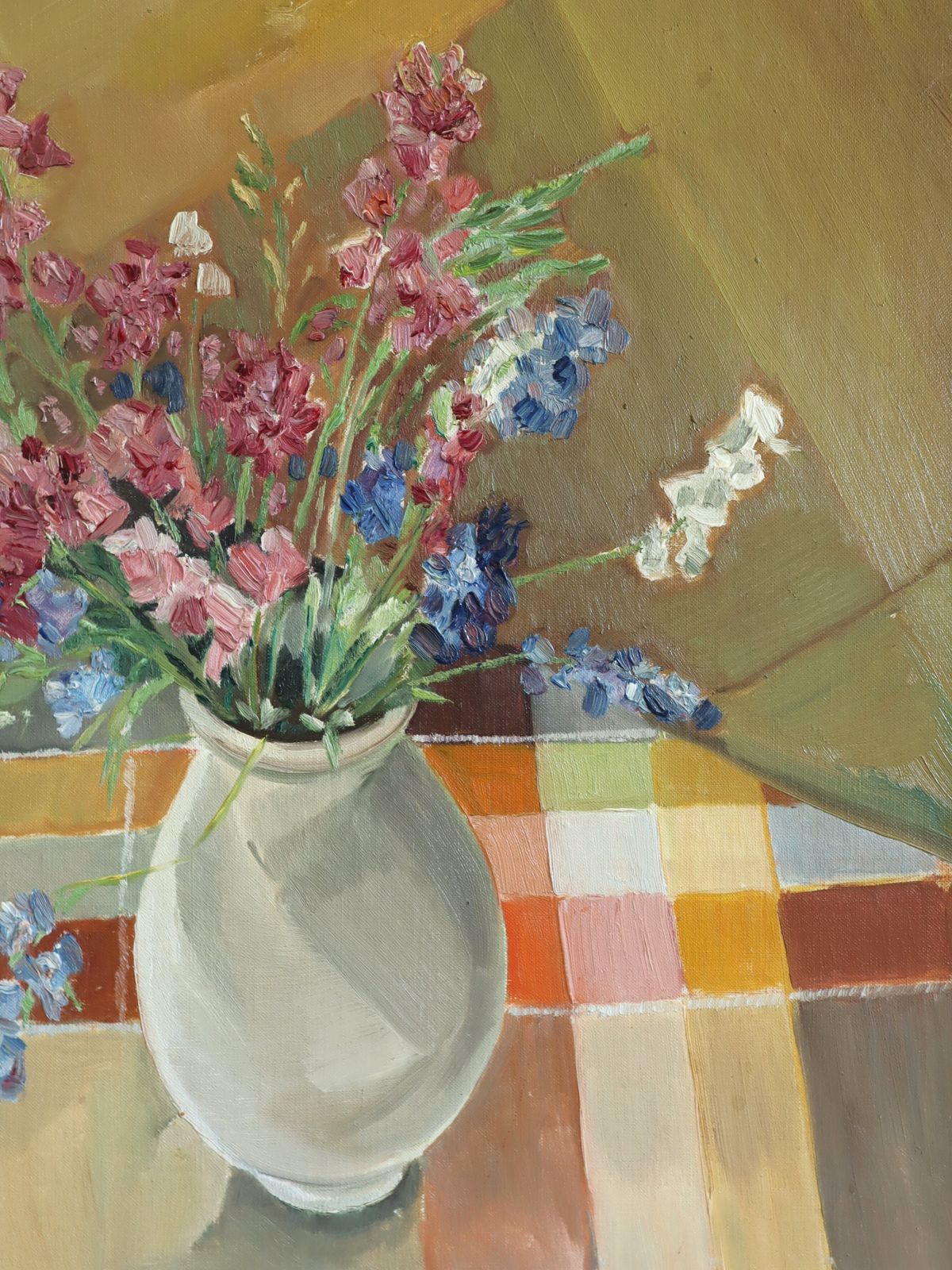 photo furniture Bouquet In Afternoon Light , Oil Painting