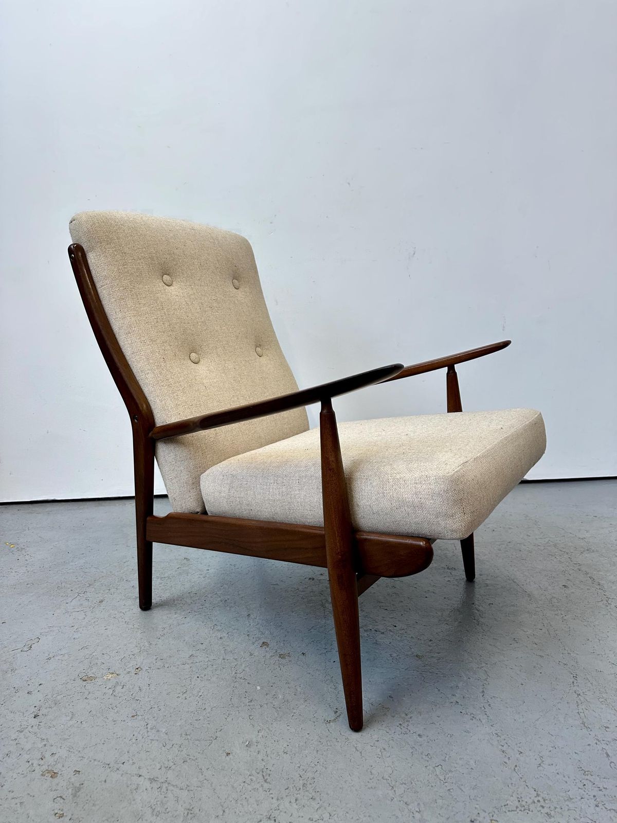 Vintage Scandart Teak Lounge Armchair. Danish Mid Century Wegner Vodder photo furniture