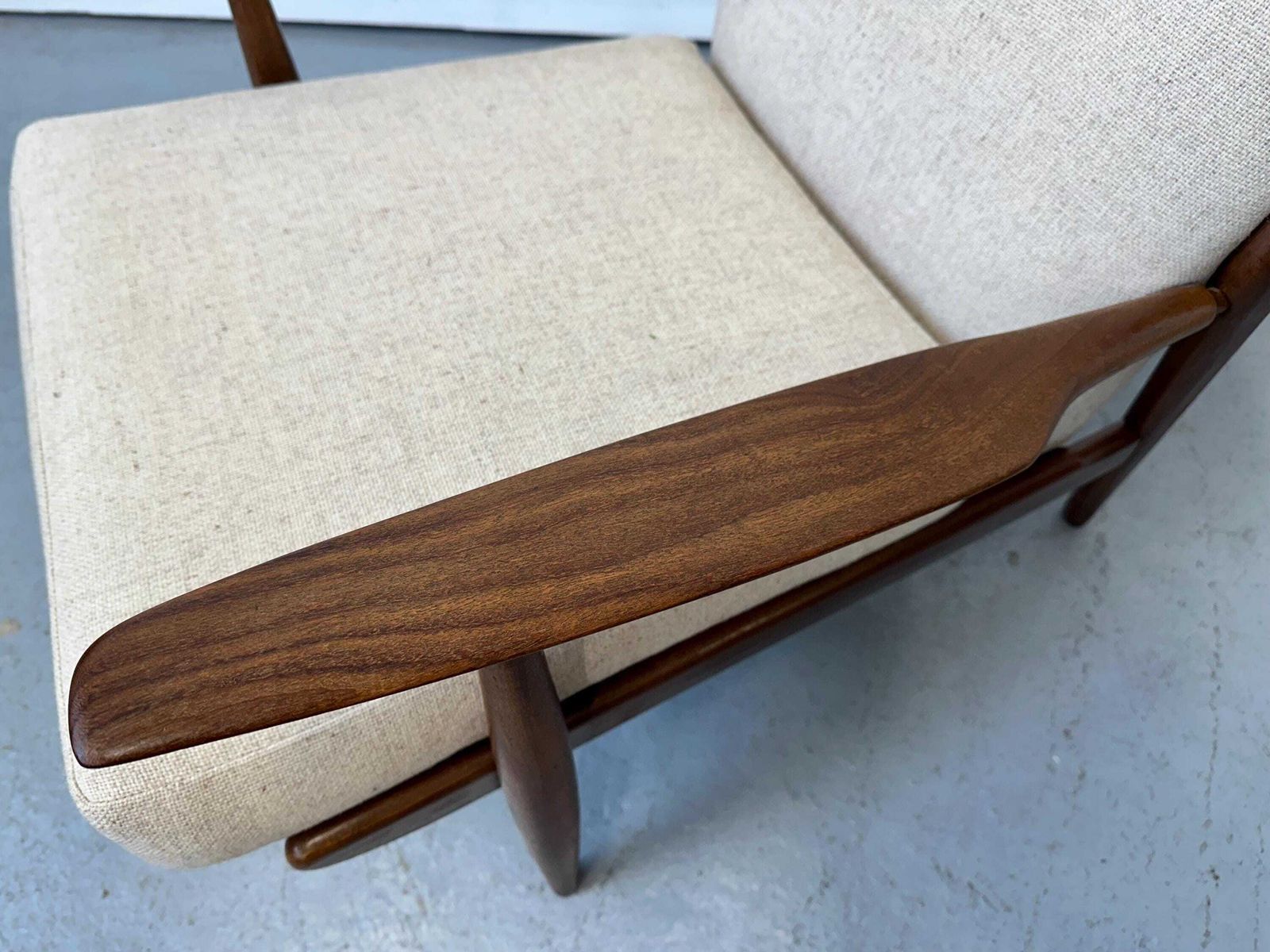 Vintage Scandart Teak Lounge Armchair. Danish Mid Century Wegner Vodder photo Furniture