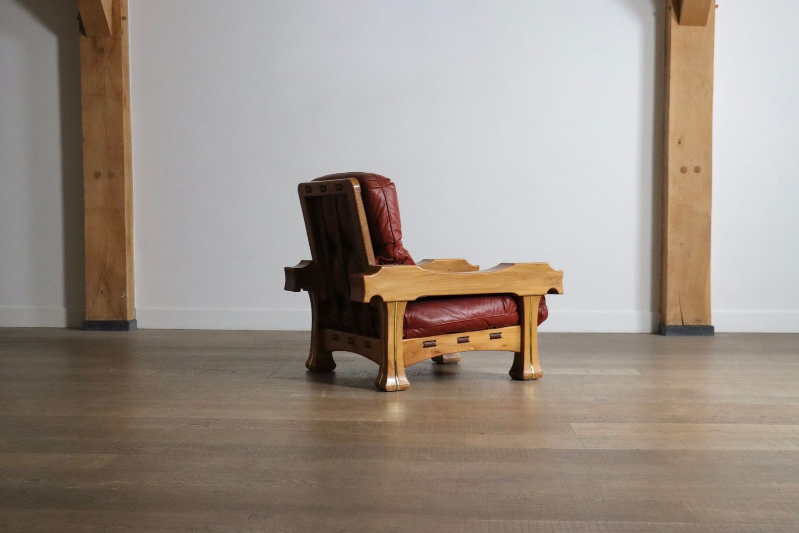 photo for sale Hussar Lounge Chair By Luciano Frigerio, Italy 1970s