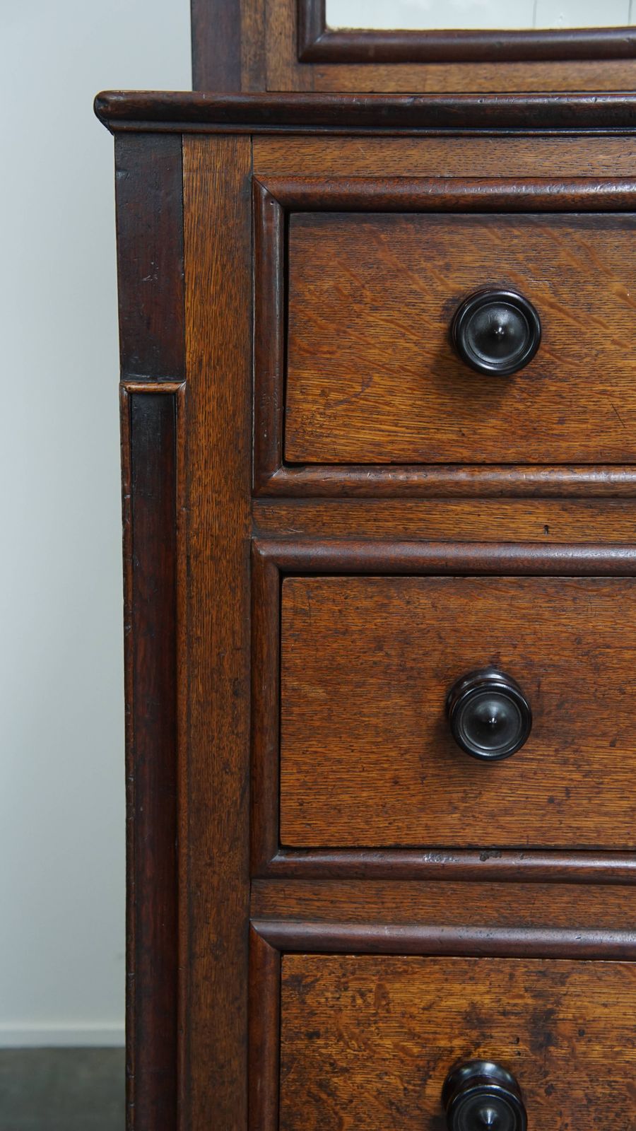 Furniture Excellent Antique English Sideboard/Bookcase From The Early 19th Century photo