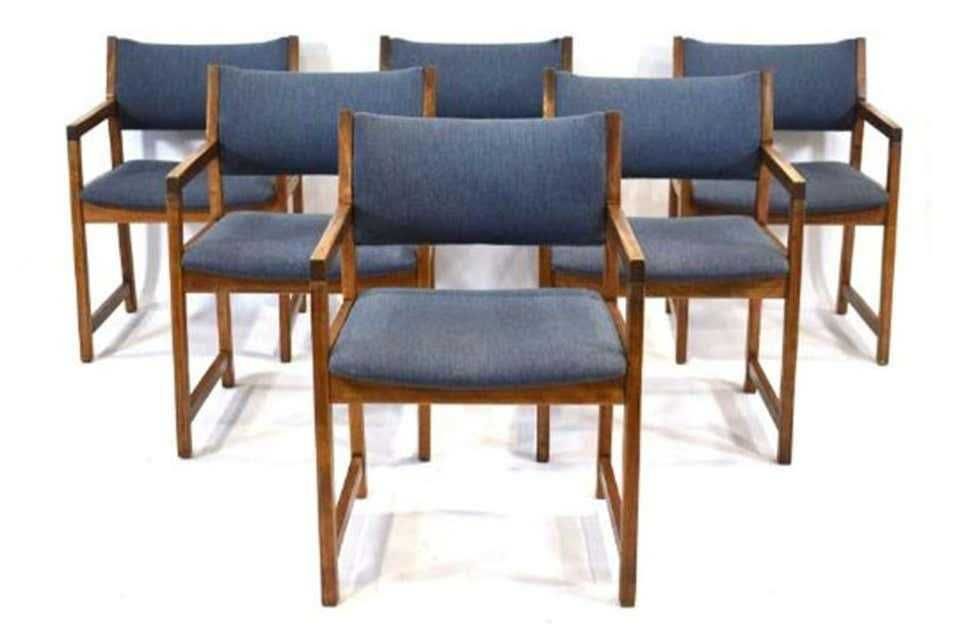 Furniture 6 Mid Century Danish Beech Dining Chairs By Slagelse Møbelværk photo