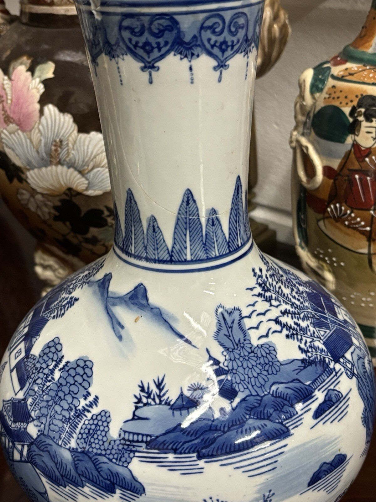 Collection Of Chinese Vases, Oriental photo Home Decor