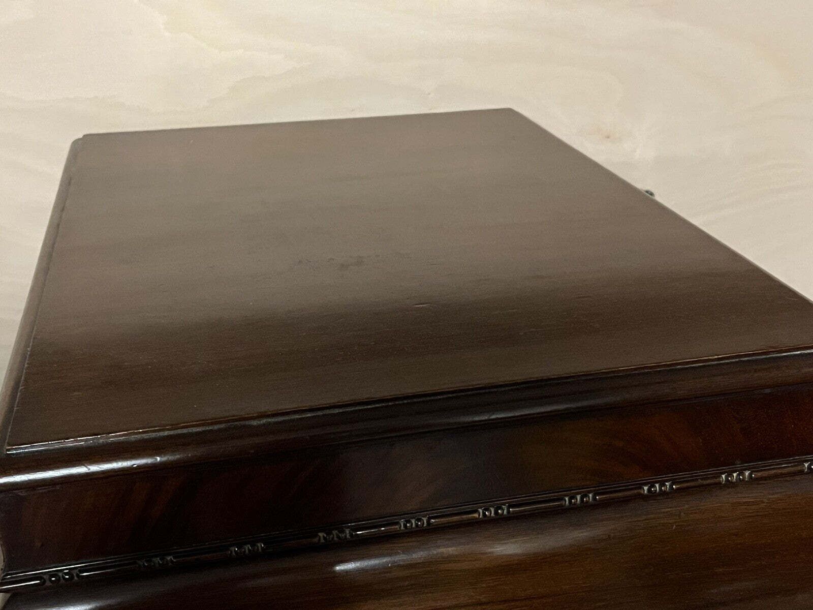 Edwardian Mahogany Wine Cabinet Celleratte, Wine Storage & Drawer. photo vintage