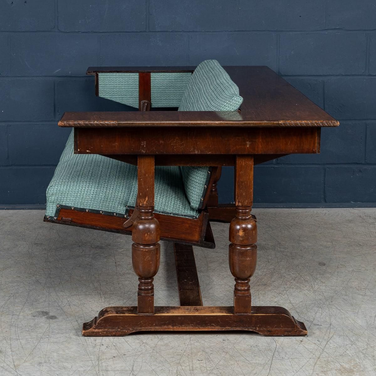 20thc English Metamorphic "Settee Table" By R. Hamp & Co, Northampton C.1930 photo Furniture