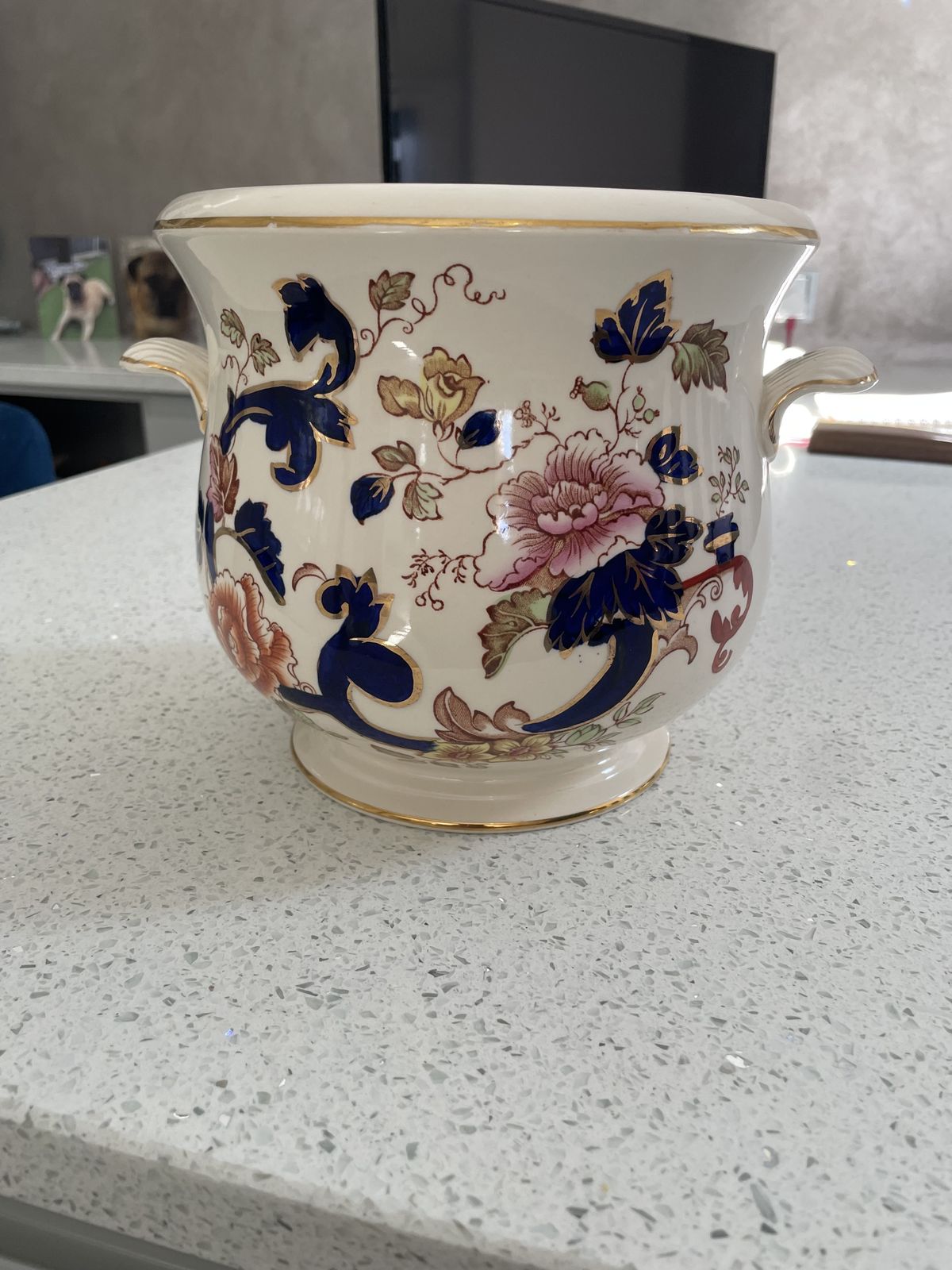 Masons Mandalay Ironstone Pot Planter photo Garden Decor