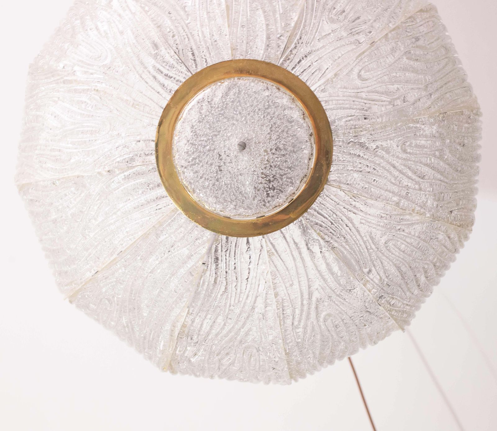 Lighting Luxurious Murano Glass Ceiling Lamp Model Royal By Barovier E Toso, 1970s photo