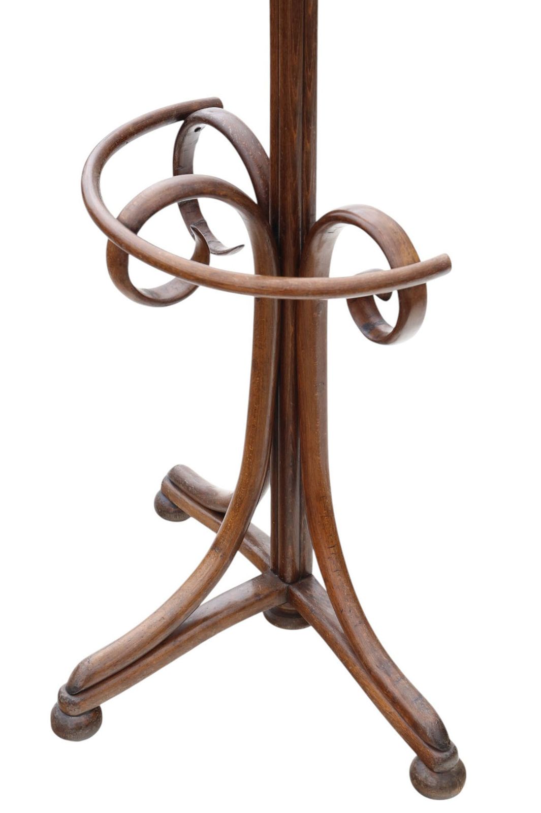 Antique C.1900 Large Bentwood Coat & Hat Stand – Quality Hall Rack, Wall Standing Design photo furniture