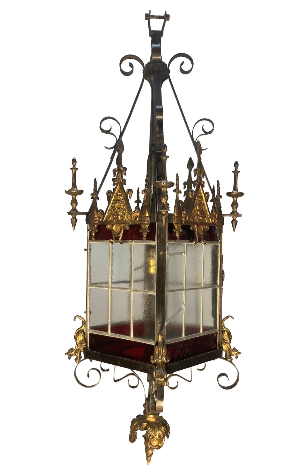 A XIX Century English Gothic Lantern In The Manner Of Pugin photo furniture