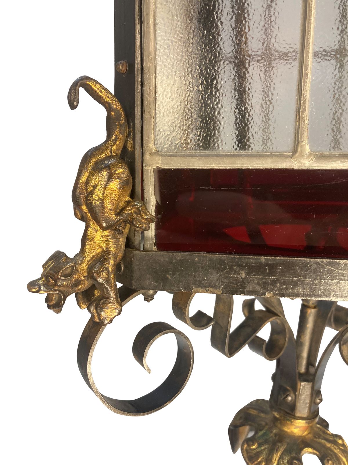 A XIX Century English Gothic Lantern In The Manner Of Pugin photo Lighting