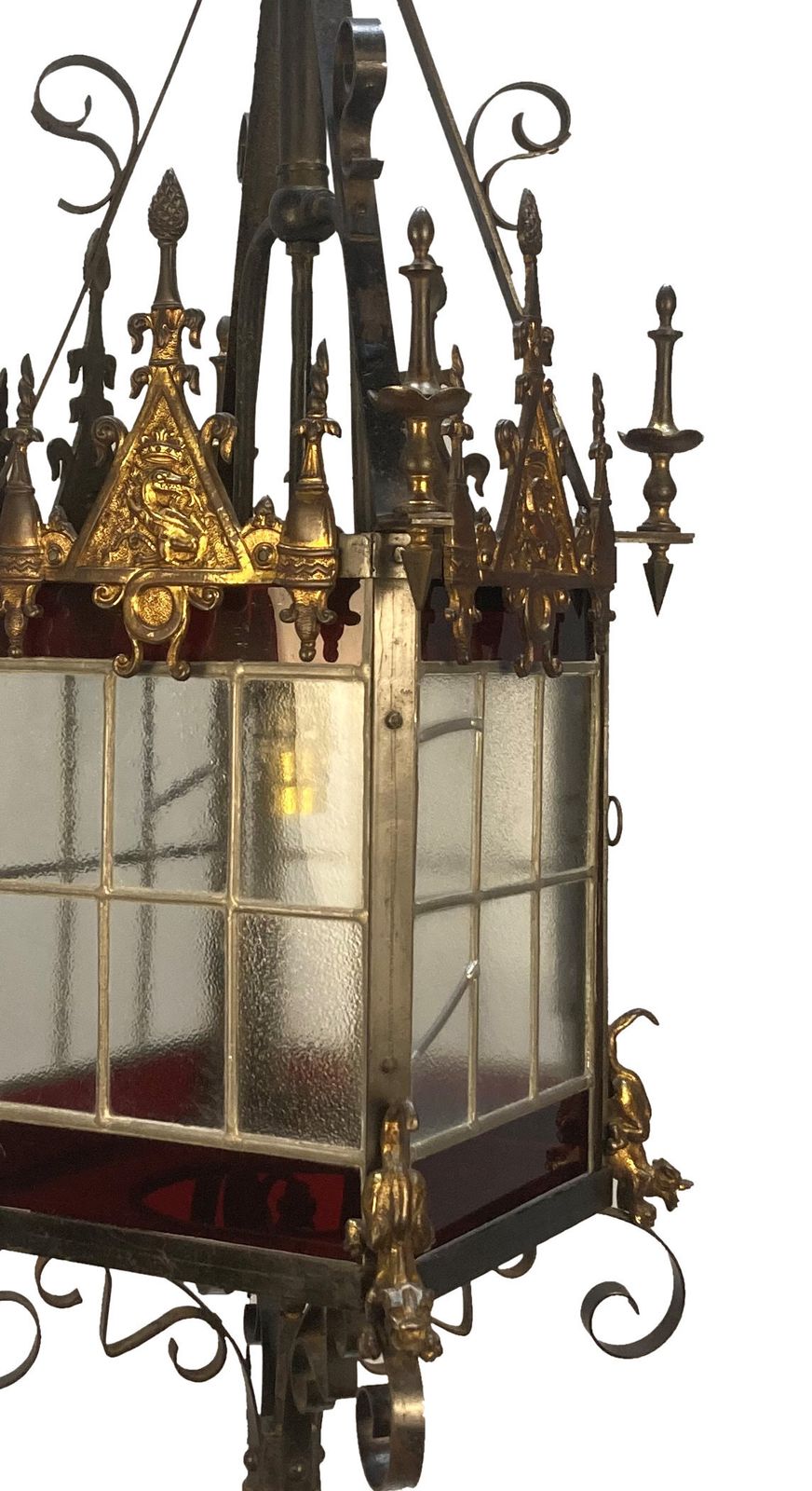 A XIX Century English Gothic Lantern In The Manner Of Pugin photo buy