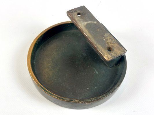 Brutalist Bronze Push And Pull Alpana Door Handle, 1970s photo vintage