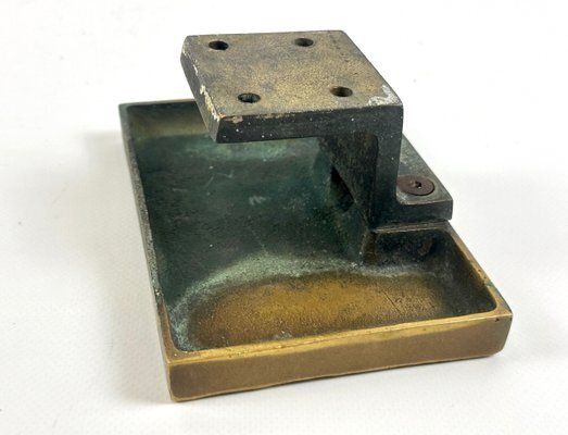 Brutalist Push And Pull Alpana Door Handle In Bronze, 1970s photo buy