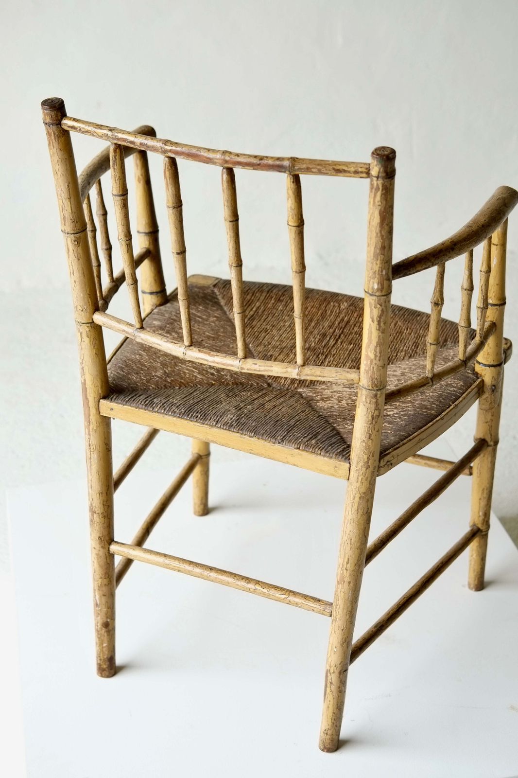19th Century Faux Bamboo Sussex Chair photo vintage