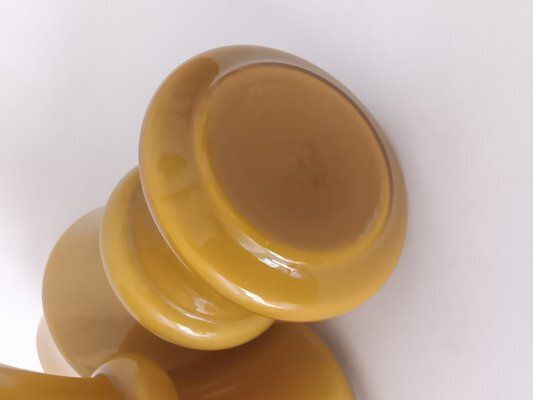 Opaline Glass Vases, 1970s, Set Of 2 photo Home Decor