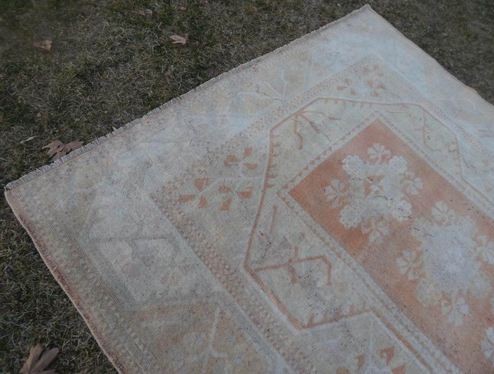 Vintage Turkish Wool Rug, 1970s photo furniture