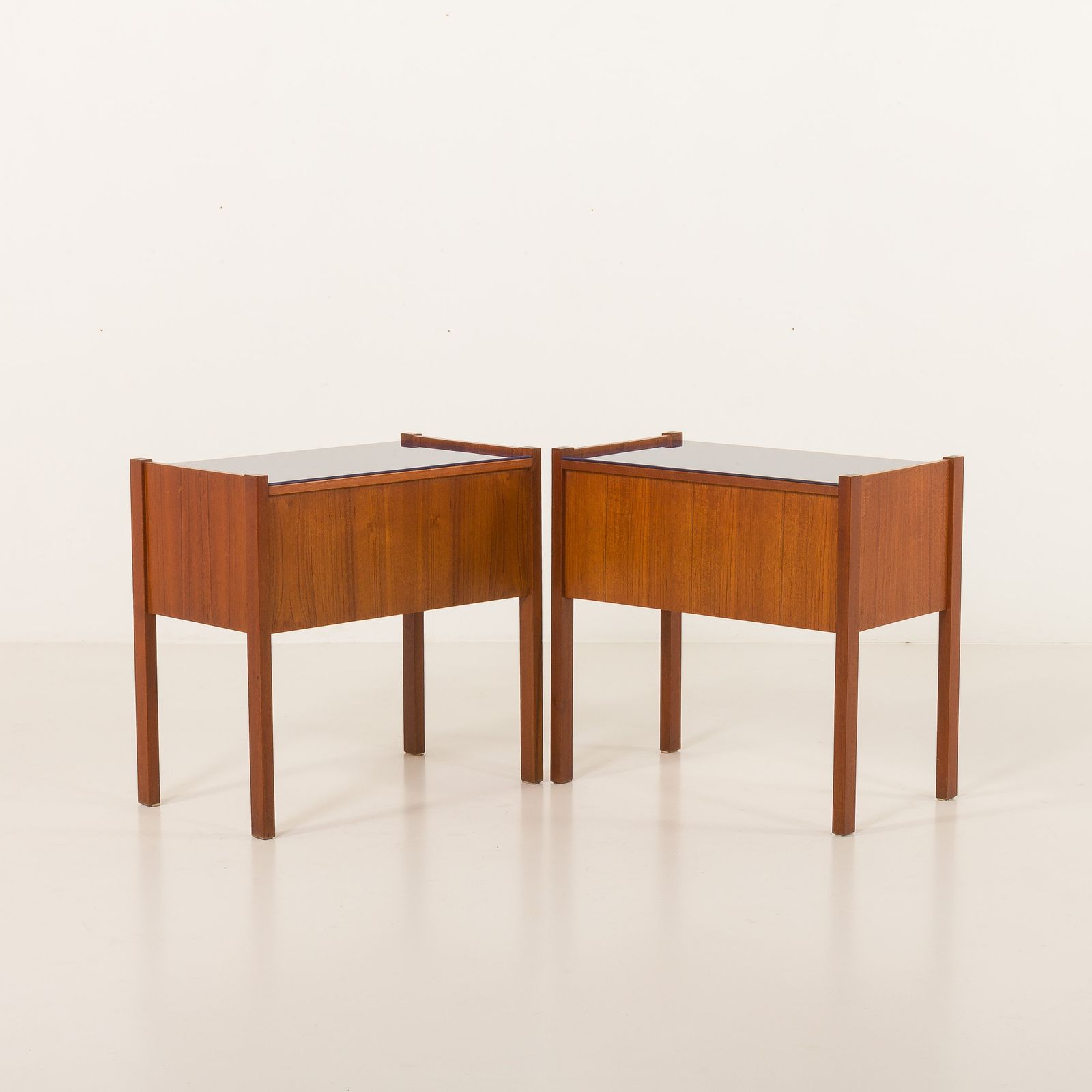 Italian Mid Century Bedside Tables, Vintage Nightstands, 1960s photo buy