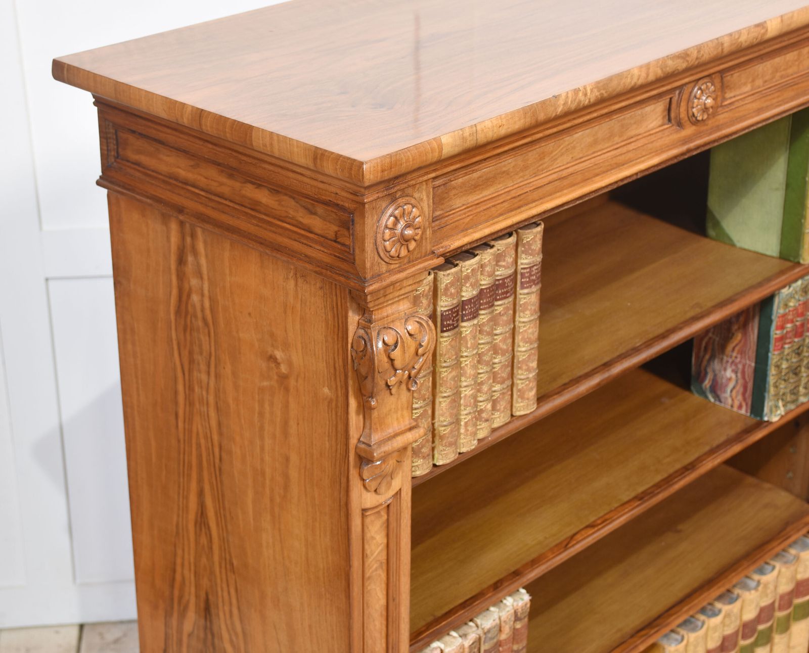 Pair Of 19th Century Walnut Open Bookcases photo buy