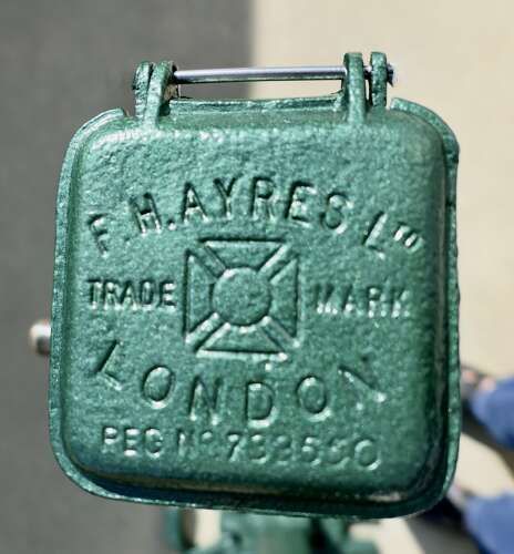 A Pair Of Edwardian Metal Tennis Court Net Posts By F.H. Ayres photo for sale