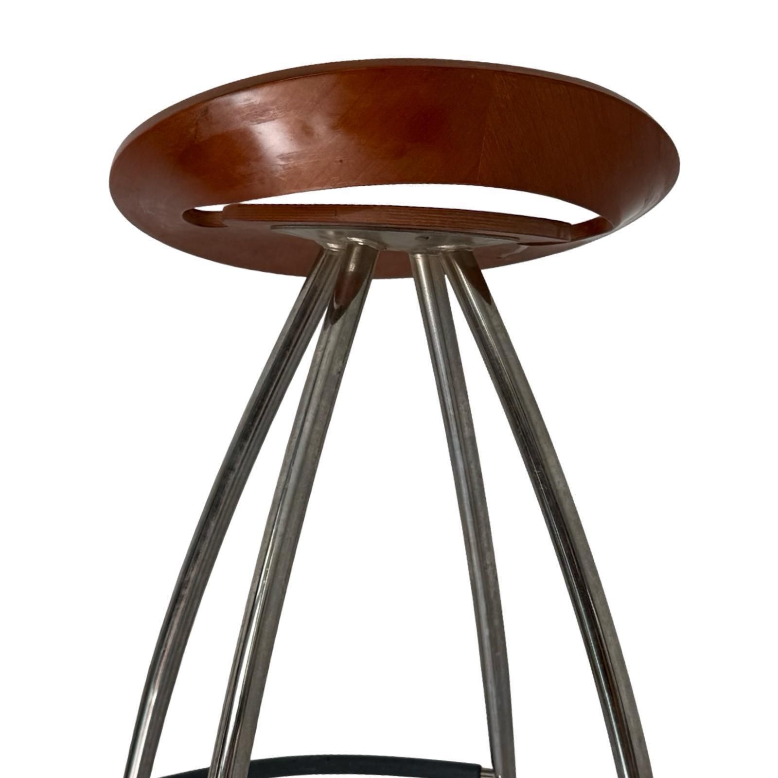 Sigurdur Thorsteinsson   Design Group Italia   Magis   Barstool Model 'Lyra'   Walnut Seat (Weird!) photo furniture