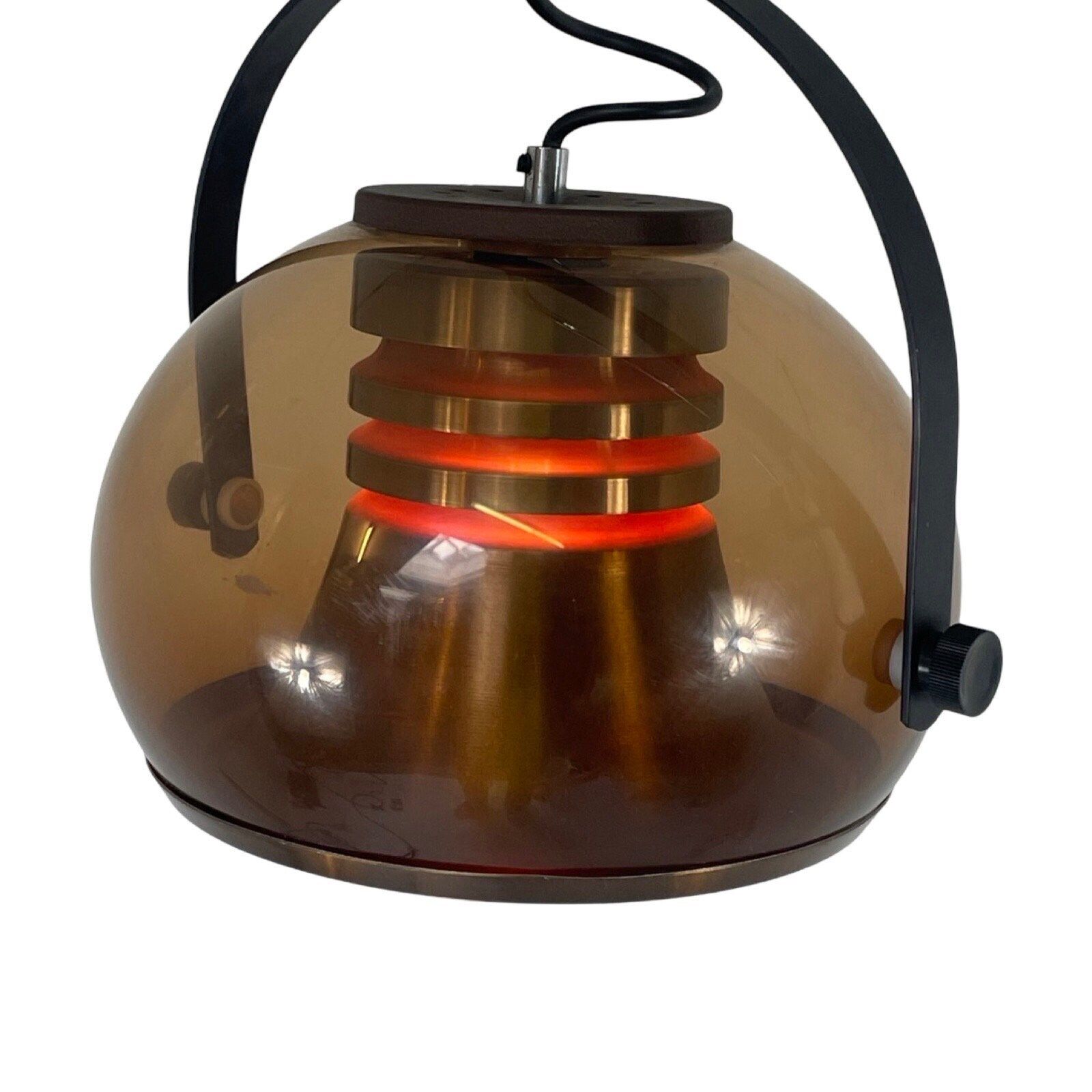 Dijkstra   Rare Model   Space Age Design / Mcm Floor Lamp With Two Arcs   Smoked Acrylic photo furniture