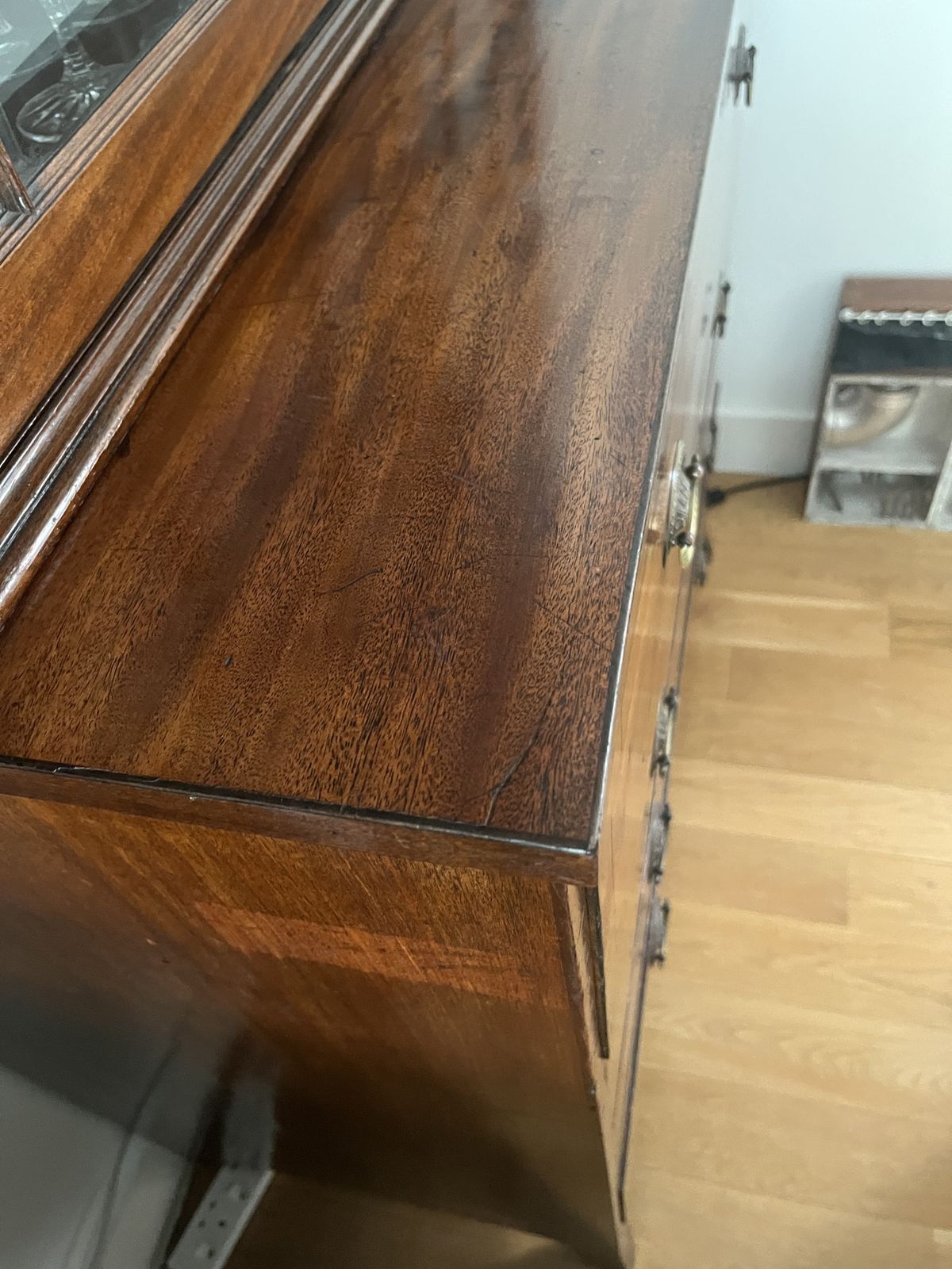 Antique Regency Secrétaire With Display Cabinet photo 1475.0