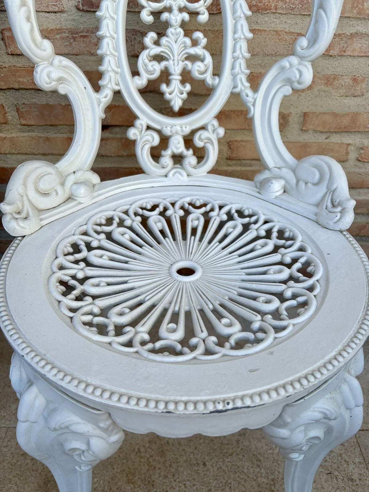 photo buy Set Of Wrought Iron Table And Chairs Garden Or Patio Furniture