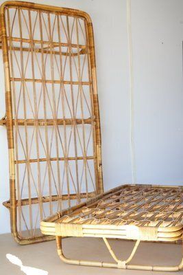 Mid Century Modern Rattan Pedig Daybed From Uluv, 1960s, Set Of 2 photo 1490.0