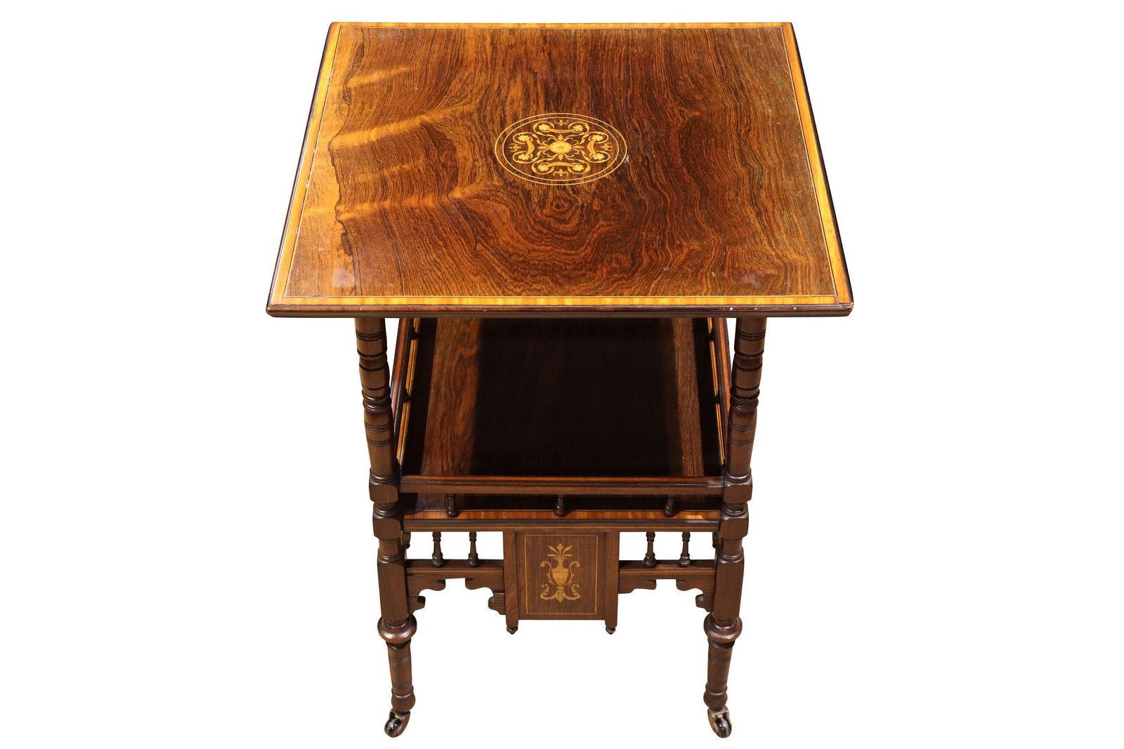Late 19th Century Inlaid Rosewood Side Table, English, Circa 1890 photo Furniture