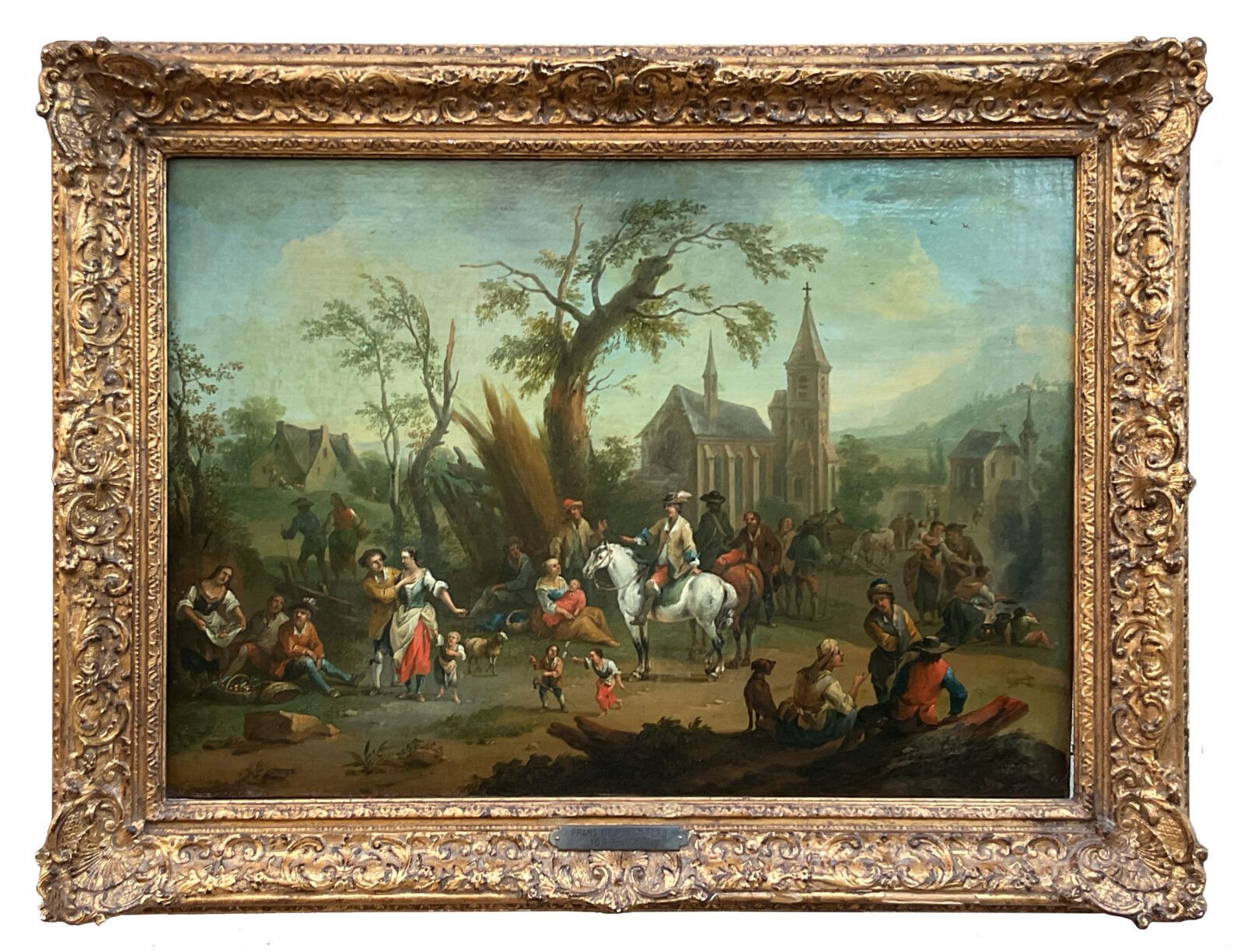 Franz De Paula Ferg (Att.), Village Scene – 18th Century