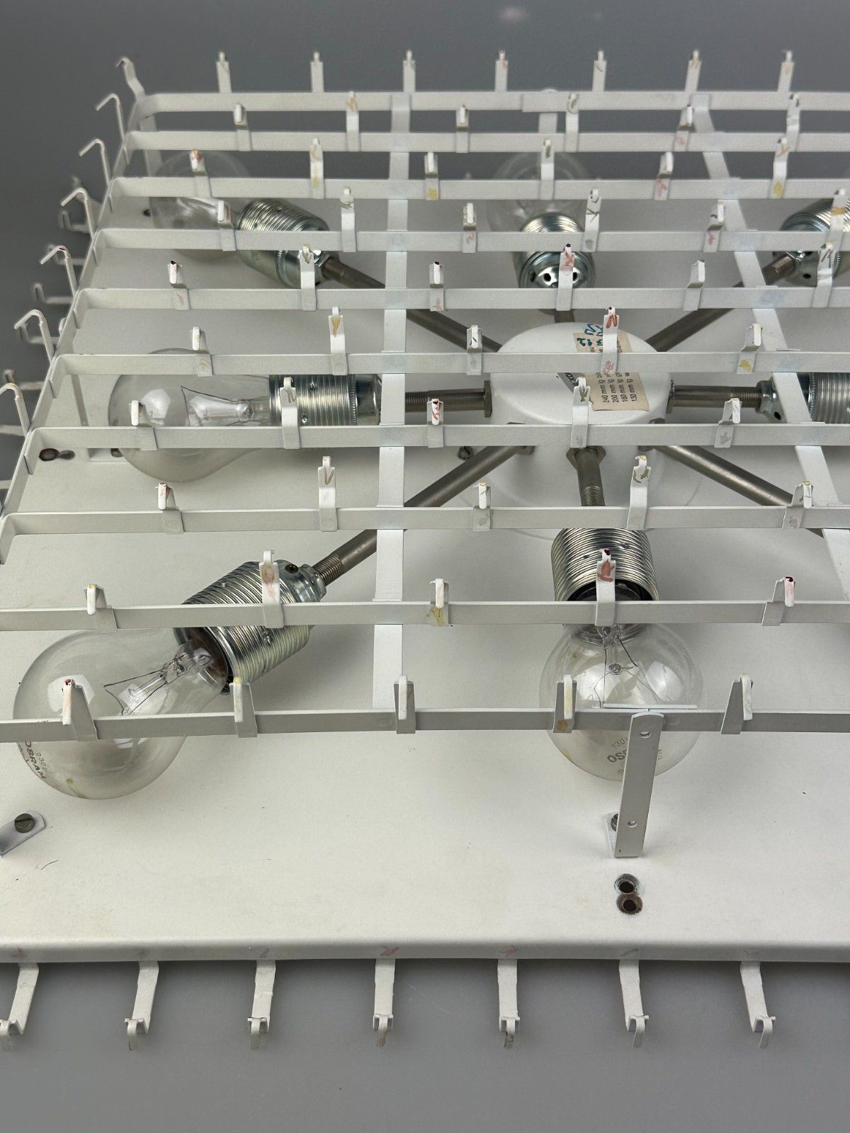 60s 70s Chandelier Ceiling Light By Doria Leuchten Germany Ice Glass photo vinterior