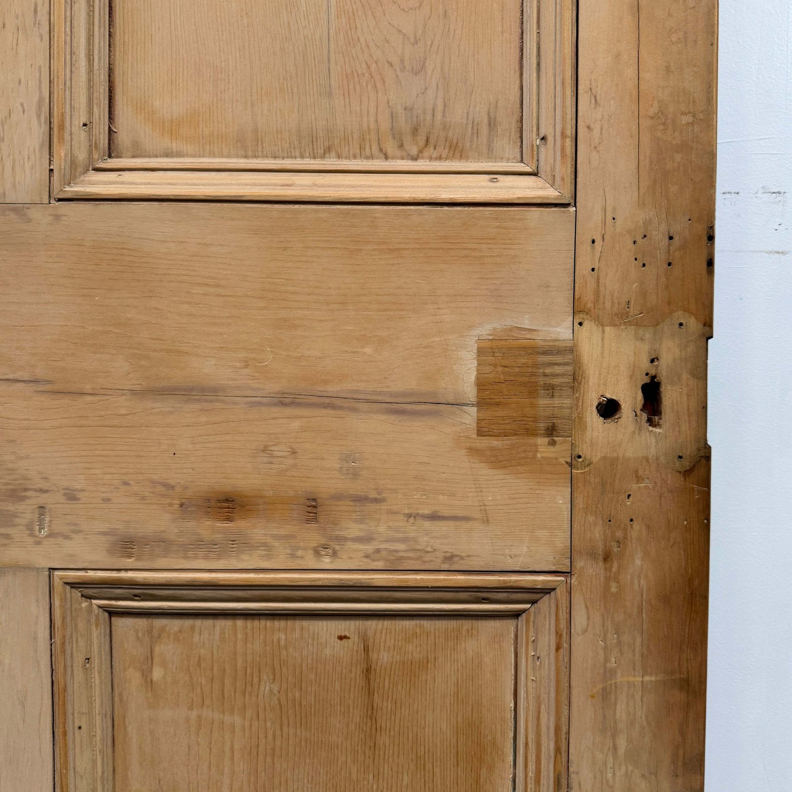 Antique Victorian 5 Panel Door   216cm X 97cm photo Home Fixtures