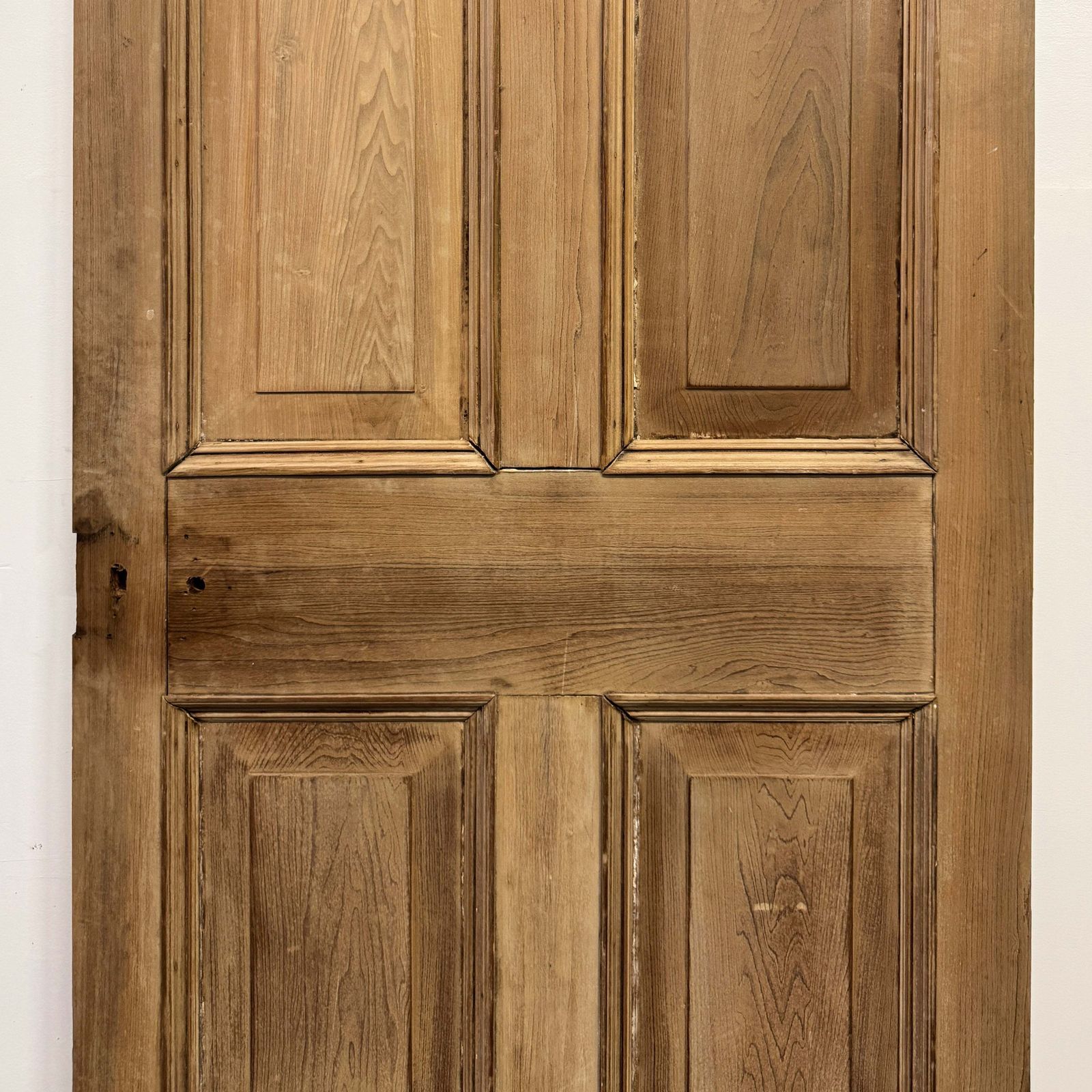 Antique Victorian 5 Panel Door   207cm X 95cm photo 375.0