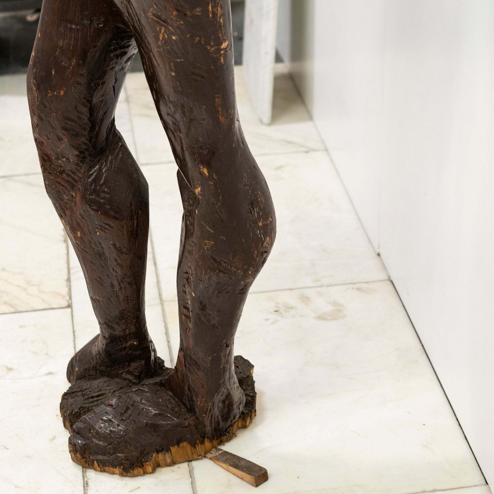 photo buy Life Size Wooden Sculpture | Michael Gagashe Zondi