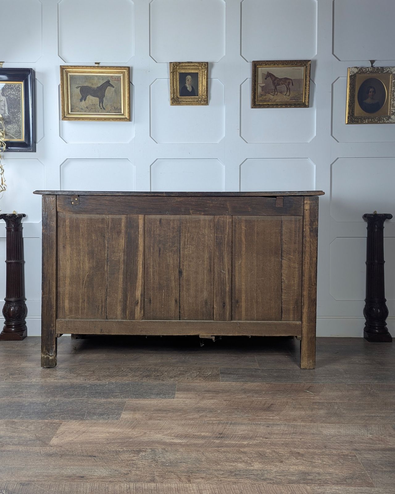 Large 18th Century Oak Mule Chest With Drawers And Hidden Storage photo 834.0