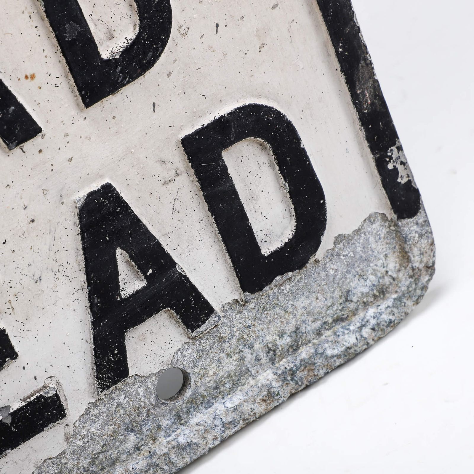 photo for sale Pre Warboys Halt Road Sign, 1940s