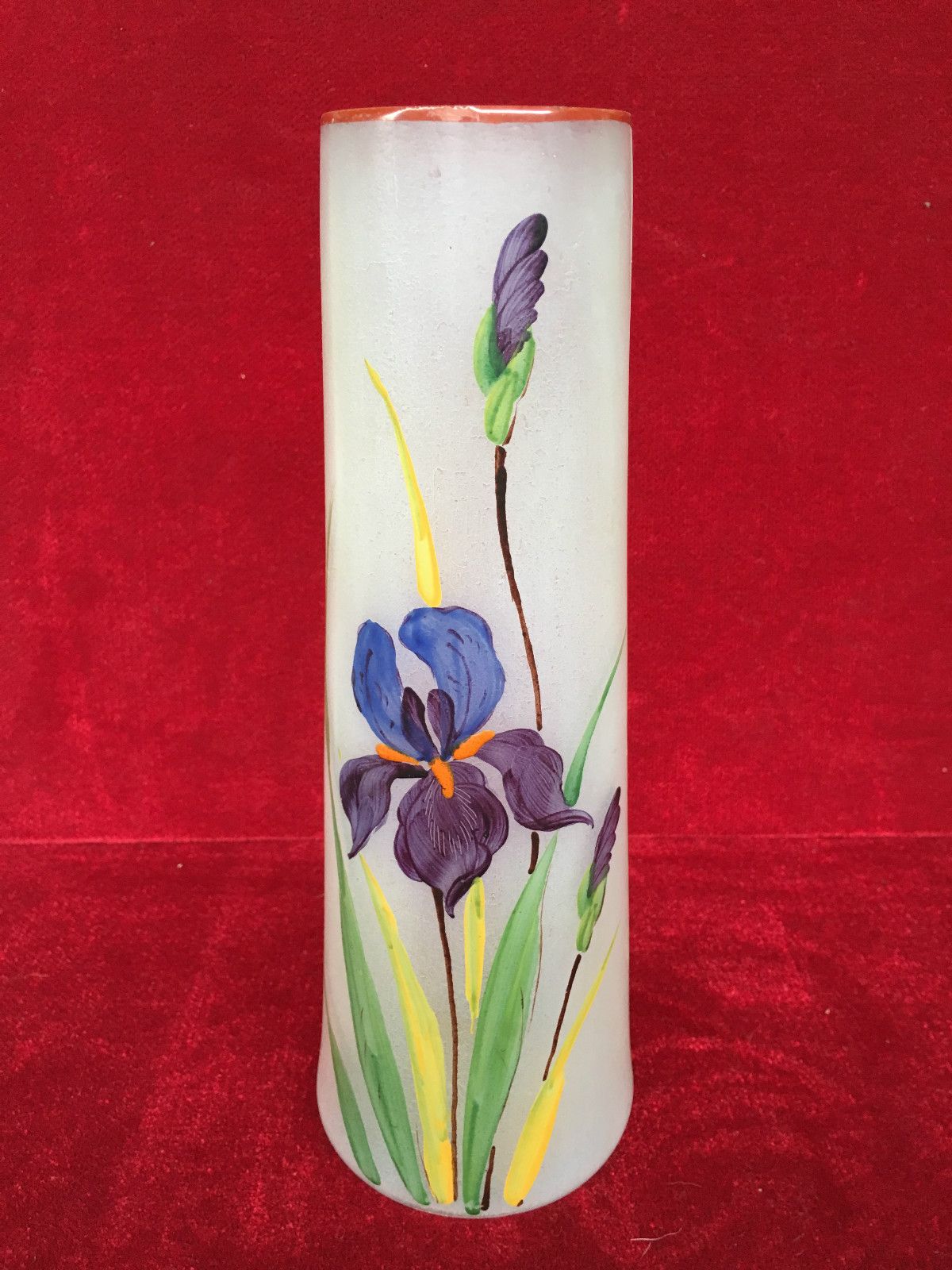 Vases En Verre émaillés /Verreries Emaillée / Vases En Pate De Verres