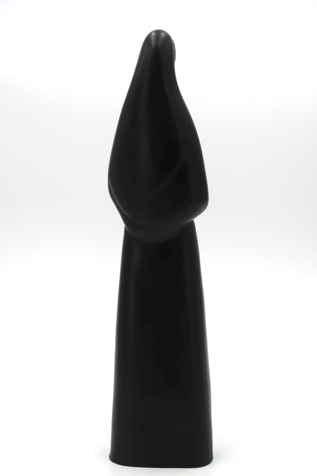 Mexicaans Terracotta Beeld, Vrouw Of Madonna, Jaren 1970 / Zwart, Mexico, Aardewerk, Keramiek photo vinterior