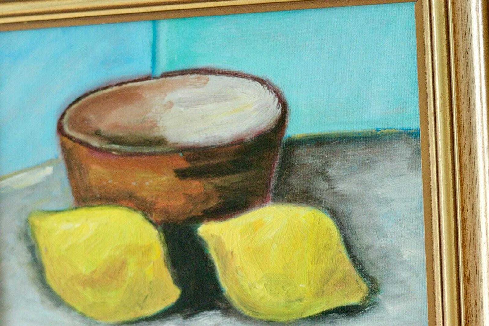 Original European Still Life Oil On Panel Painting By Hans Haussdal – Vintage & Framed | 43 × 38 Cm / 16.9 × 15 In photo vinterior