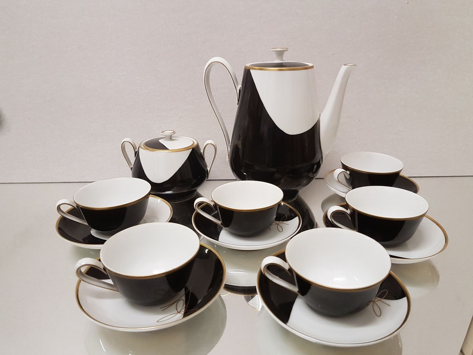 Coffee Set "Black & White " / Moritz&Zdekauer Jaroslav Ježek photo 219.0