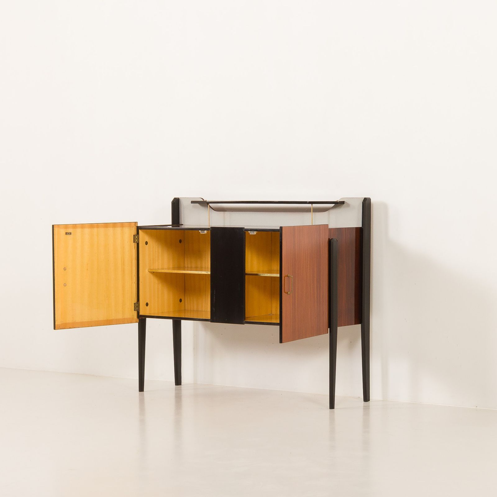Italian Vintage Credenza In The Style Of Vittorio Dassi, 1950s photo Furniture